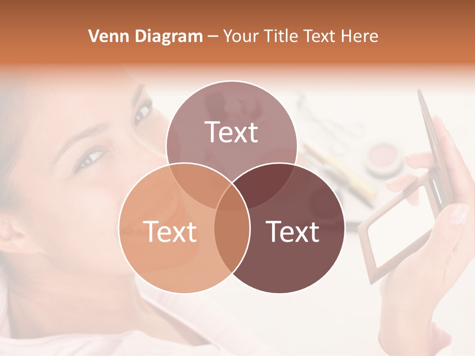 Mascara Fresh Pink PowerPoint Template