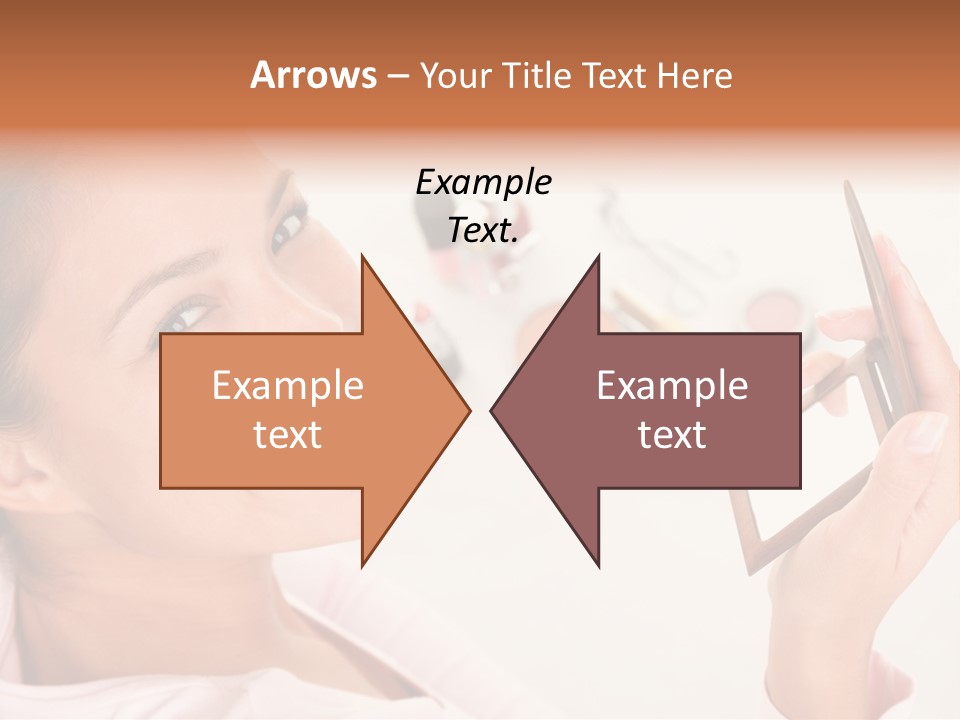 Mascara Fresh Pink PowerPoint Template