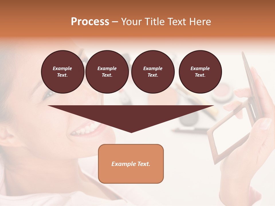 Mascara Fresh Pink PowerPoint Template