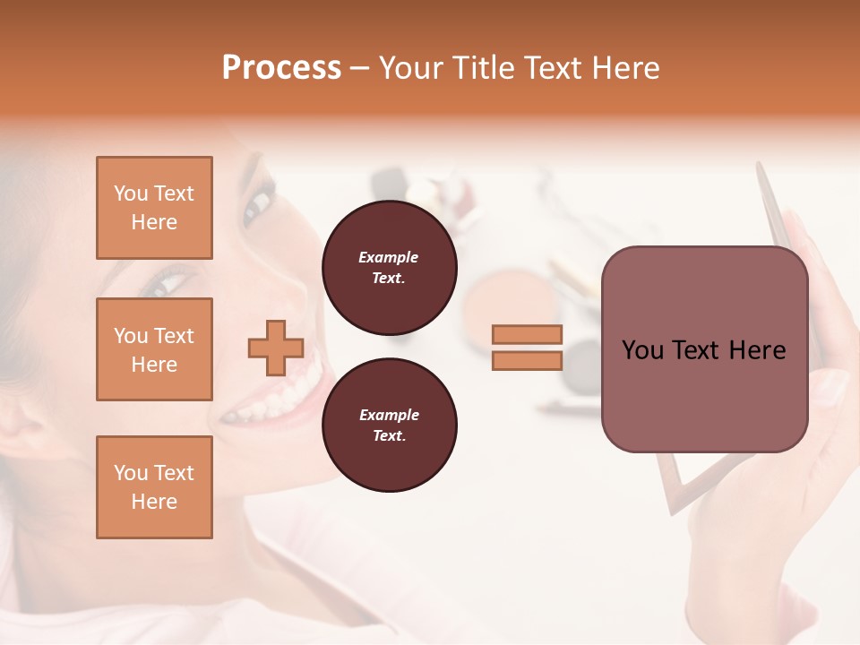 Mascara Fresh Pink PowerPoint Template