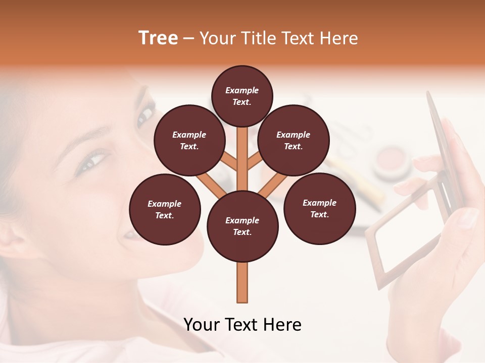 Mascara Fresh Pink PowerPoint Template