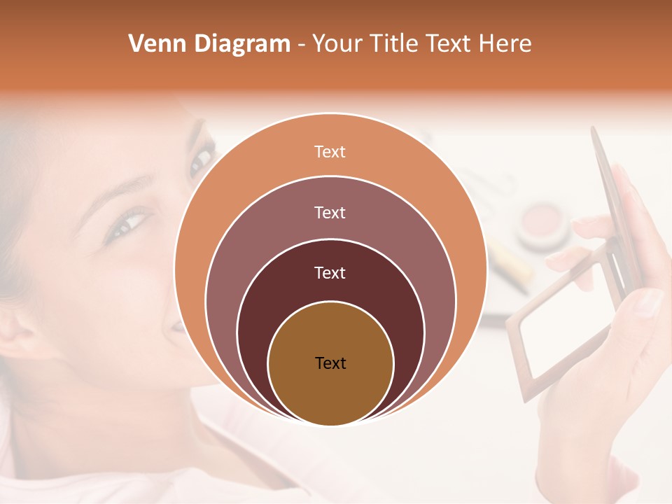 Mascara Fresh Pink PowerPoint Template