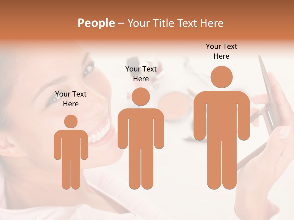 Mascara Fresh Pink PowerPoint Template