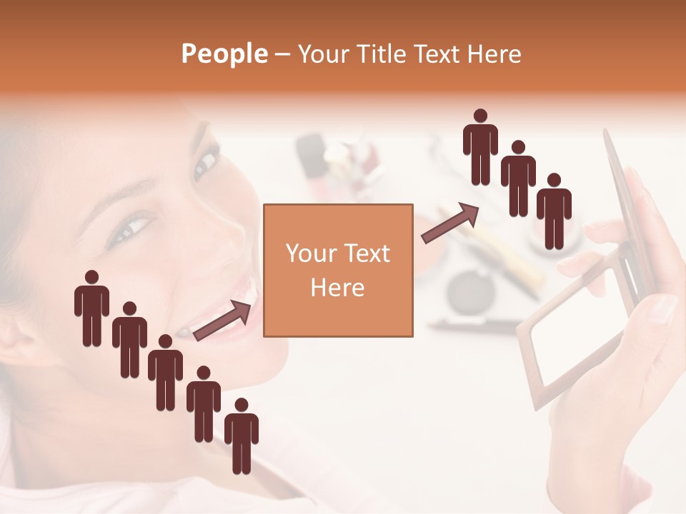 Mascara Fresh Pink PowerPoint Template