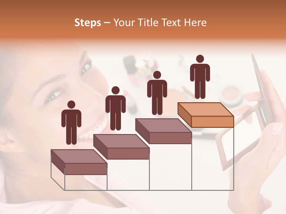 Mascara Fresh Pink PowerPoint Template