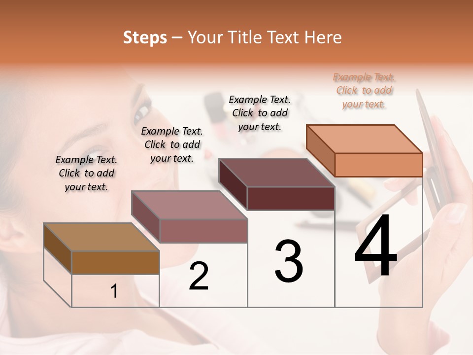 Mascara Fresh Pink PowerPoint Template