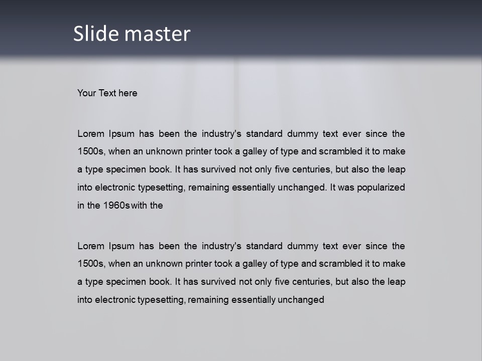 Window Light Imprison PowerPoint Template