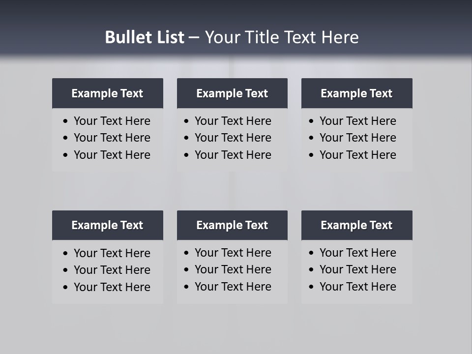 Window Light Imprison PowerPoint Template
