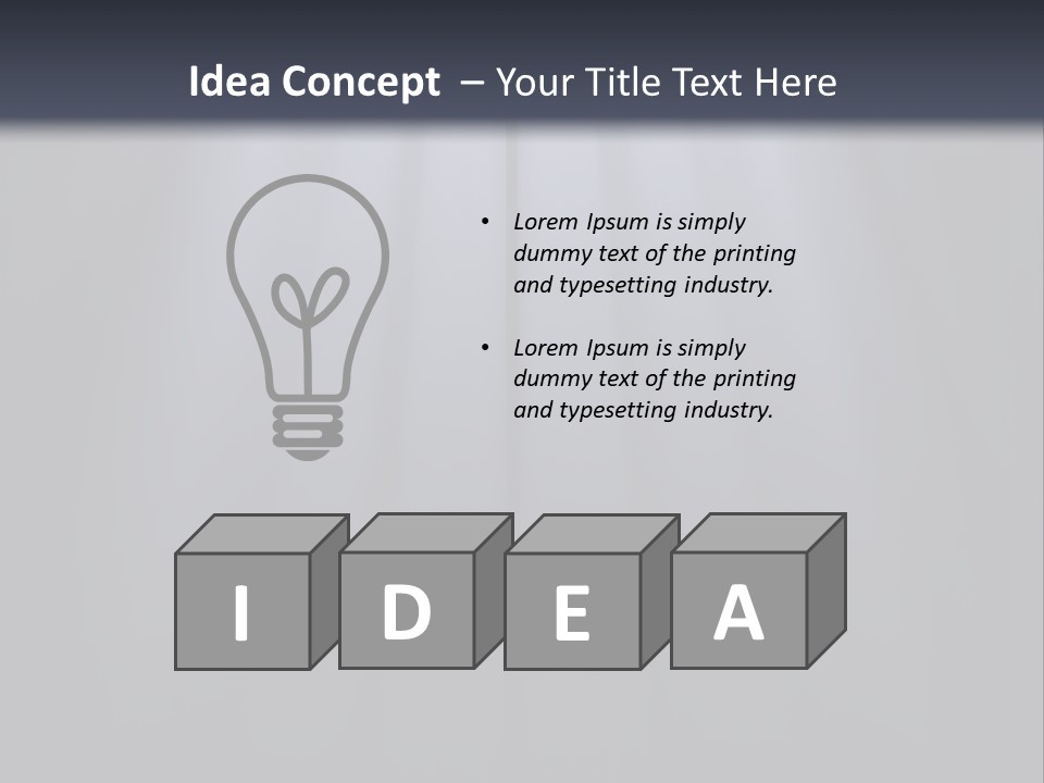 Window Light Imprison PowerPoint Template
