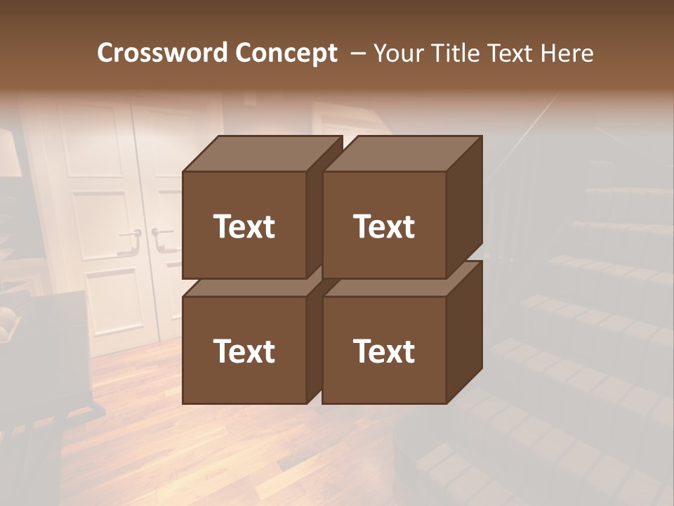 Door Down Chair PowerPoint Template