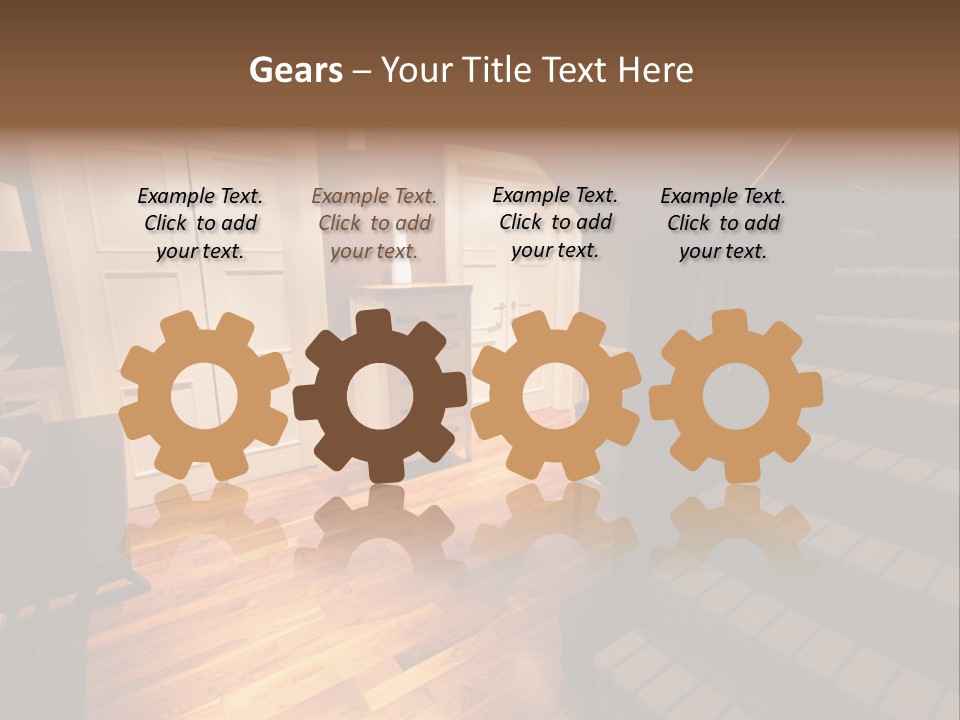 Door Down Chair PowerPoint Template