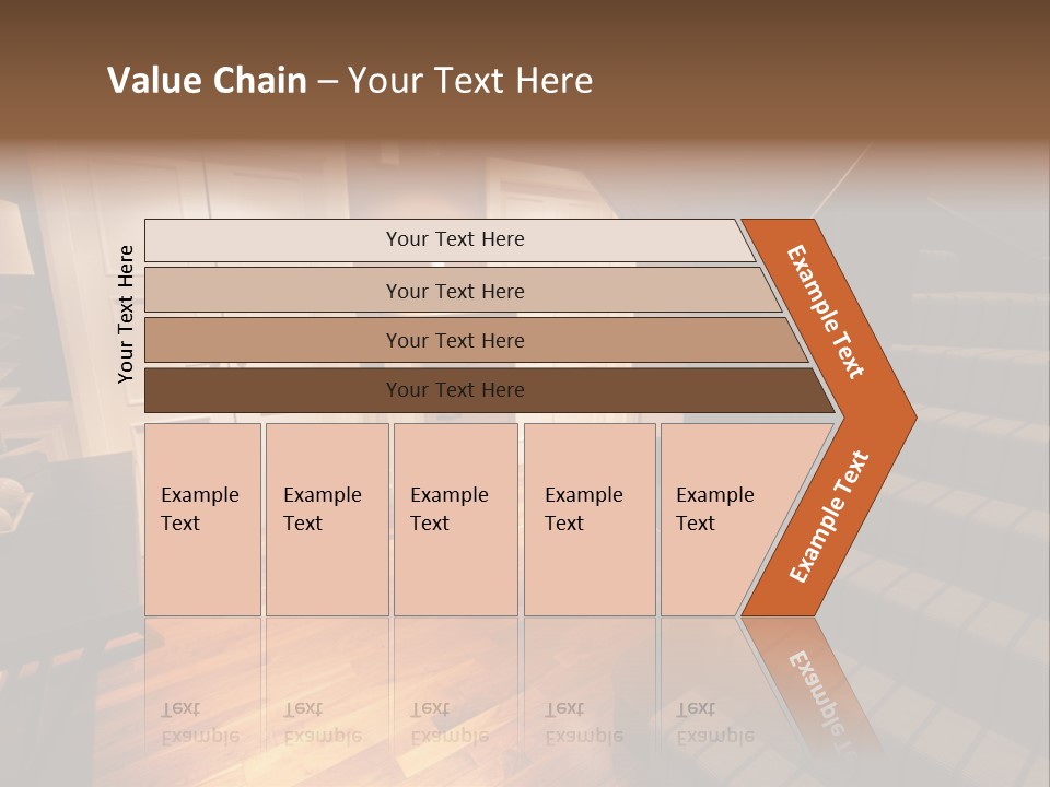 Door Down Chair PowerPoint Template
