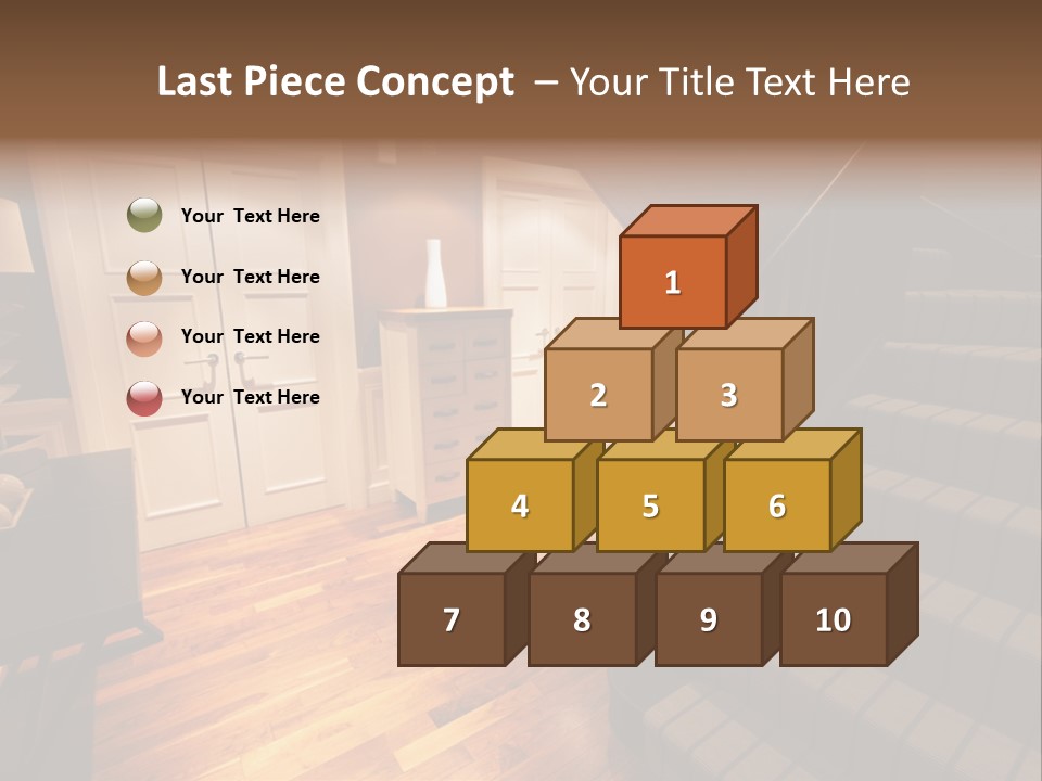 Door Down Chair PowerPoint Template