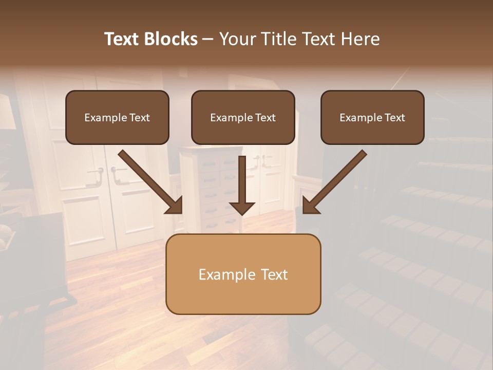Door Down Chair PowerPoint Template