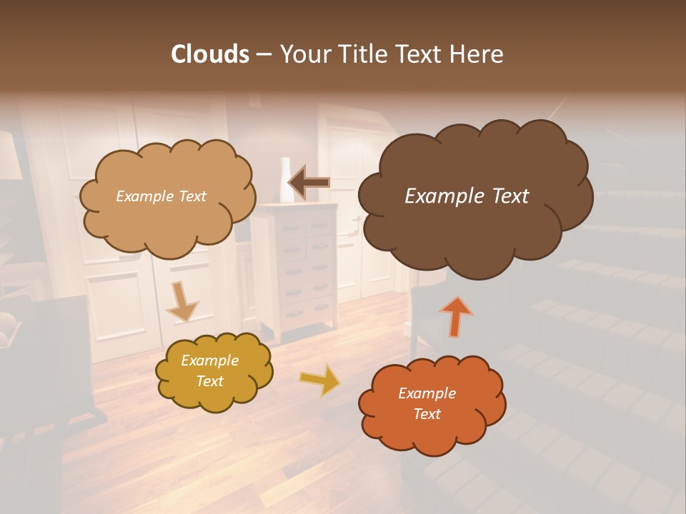 Door Down Chair PowerPoint Template