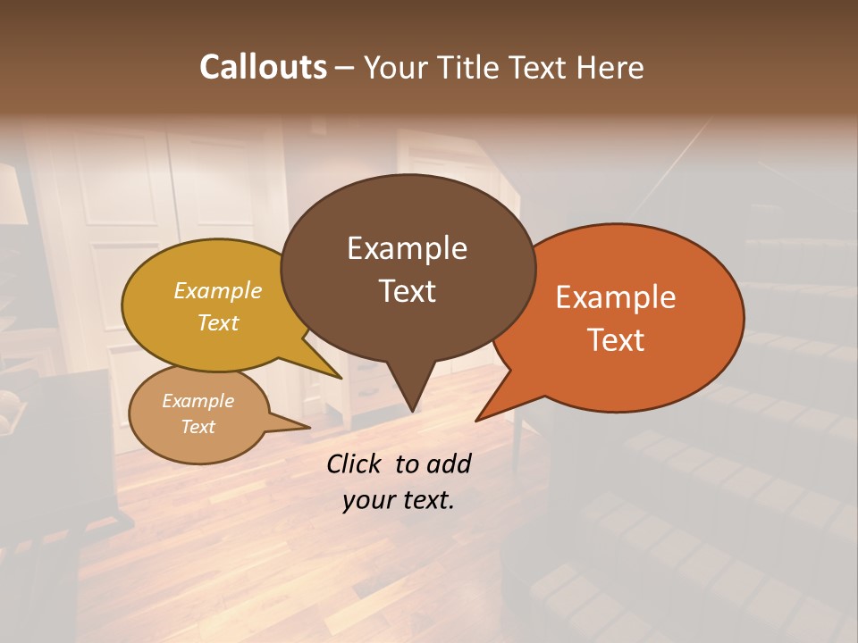 Door Down Chair PowerPoint Template