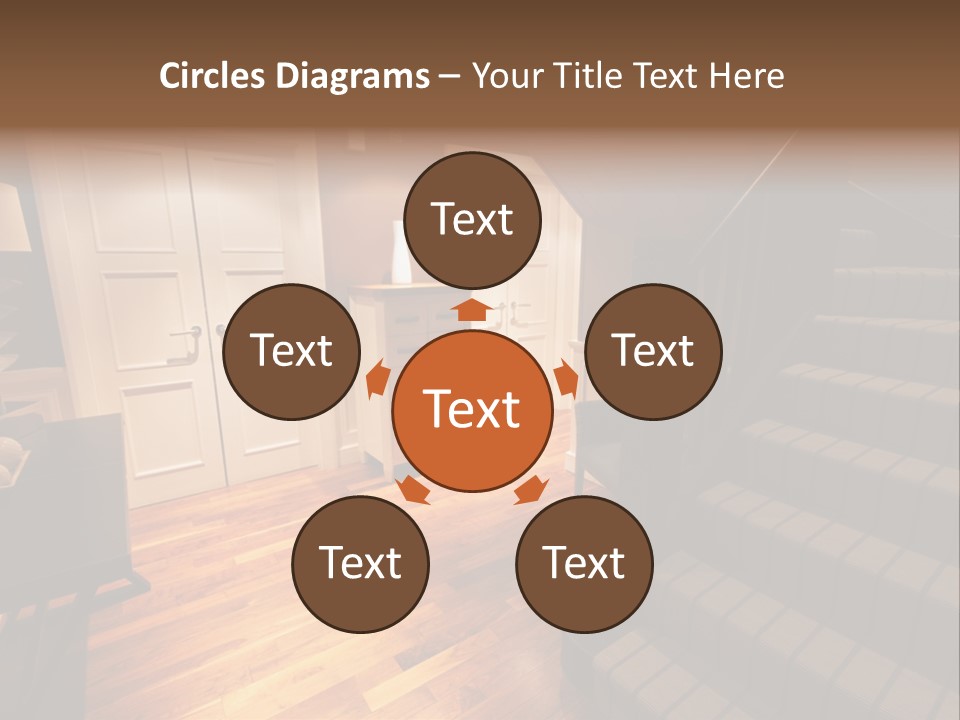 Door Down Chair PowerPoint Template