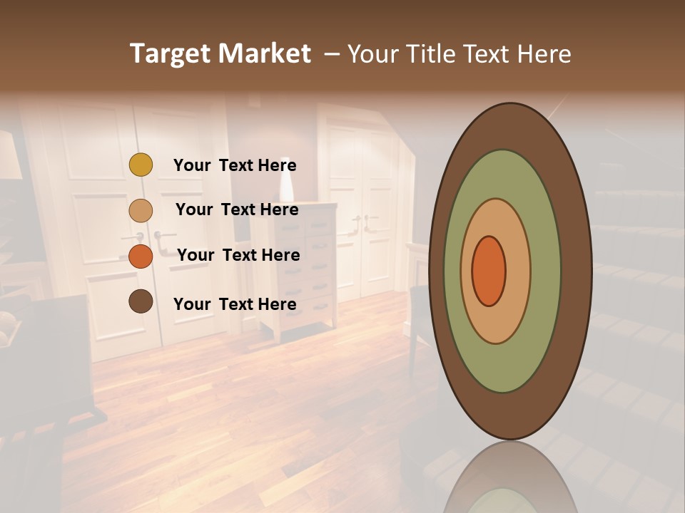 Door Down Chair PowerPoint Template