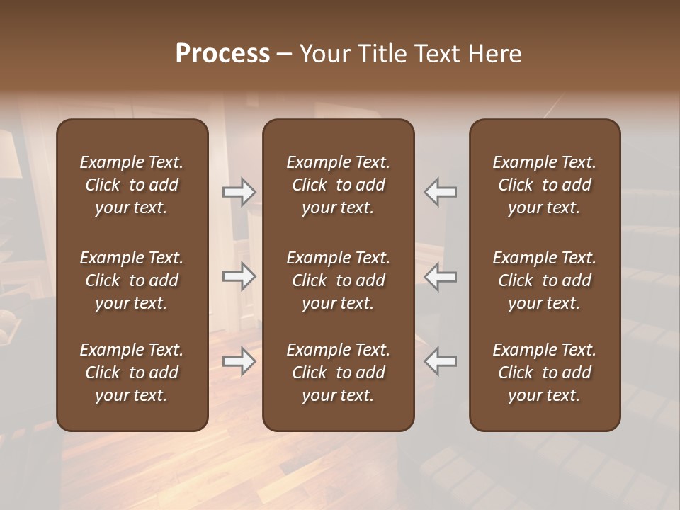 Door Down Chair PowerPoint Template