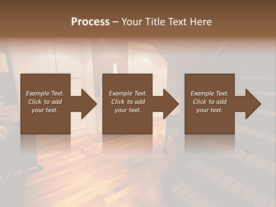 Door Down Chair PowerPoint Template