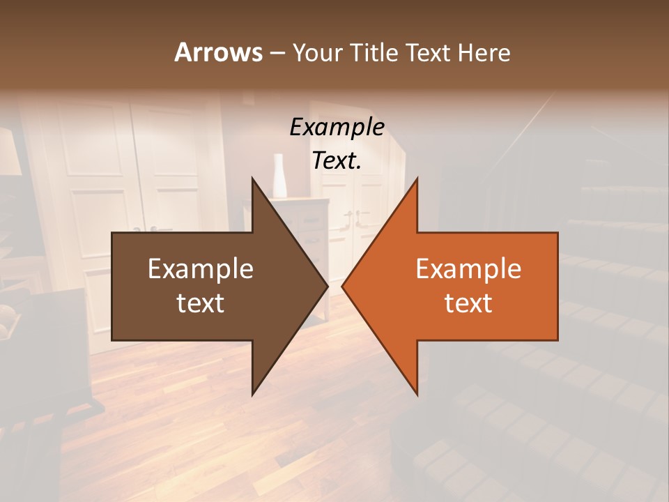 Door Down Chair PowerPoint Template