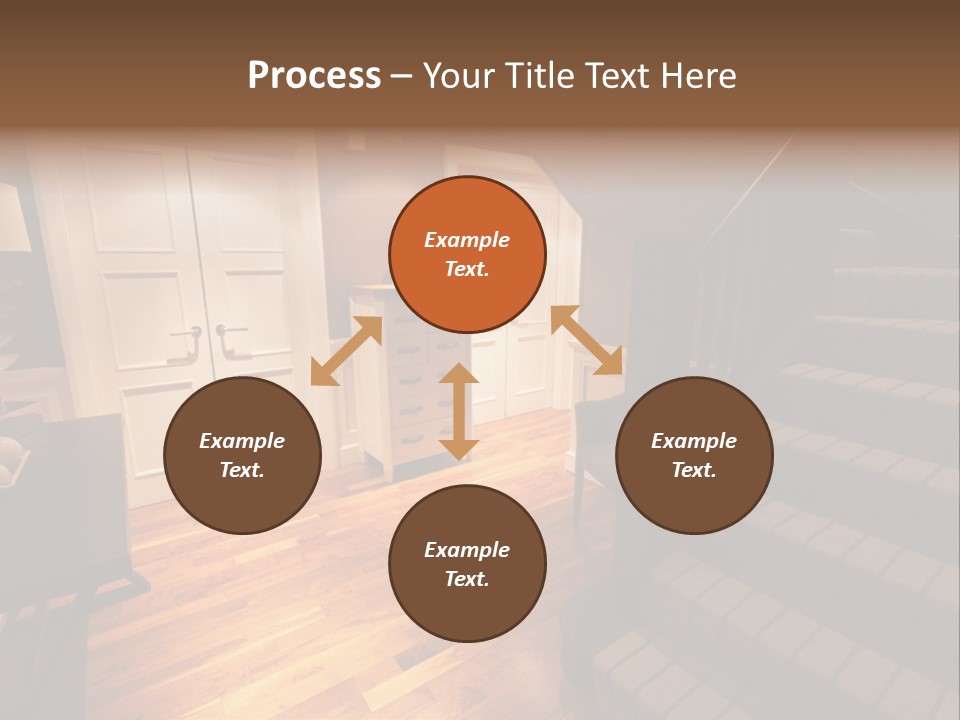 Door Down Chair PowerPoint Template