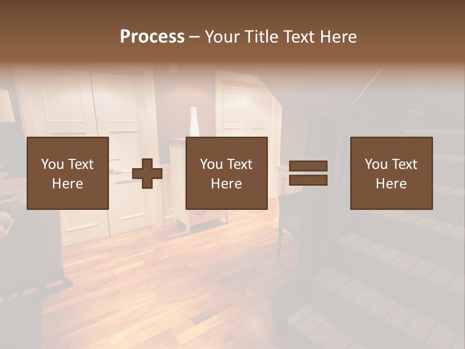 Door Down Chair PowerPoint Template