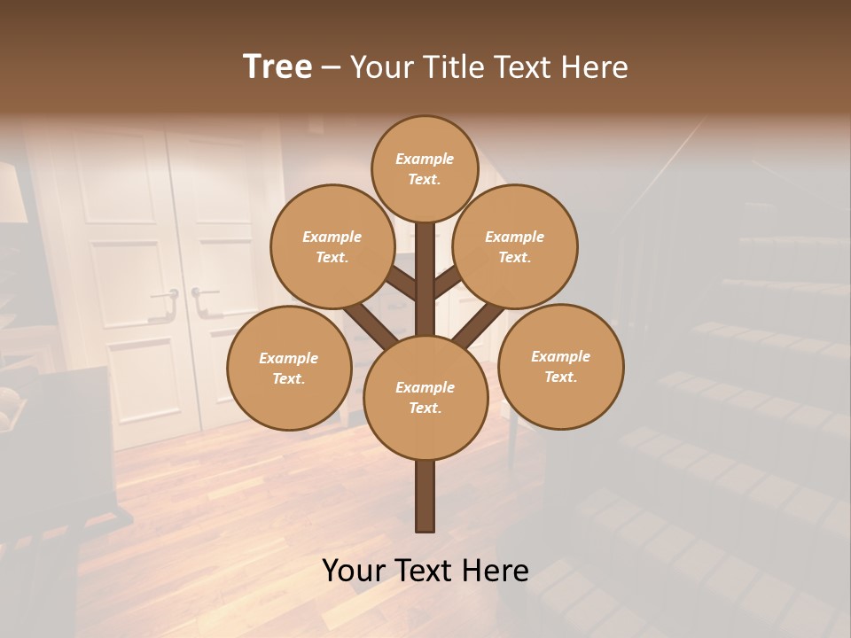 Door Down Chair PowerPoint Template