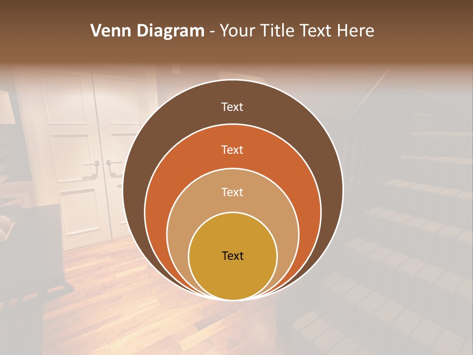 Door Down Chair PowerPoint Template