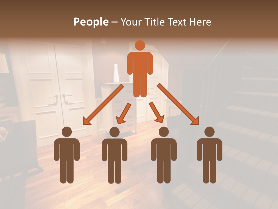 Door Down Chair PowerPoint Template