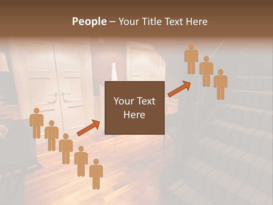 Door Down Chair PowerPoint Template