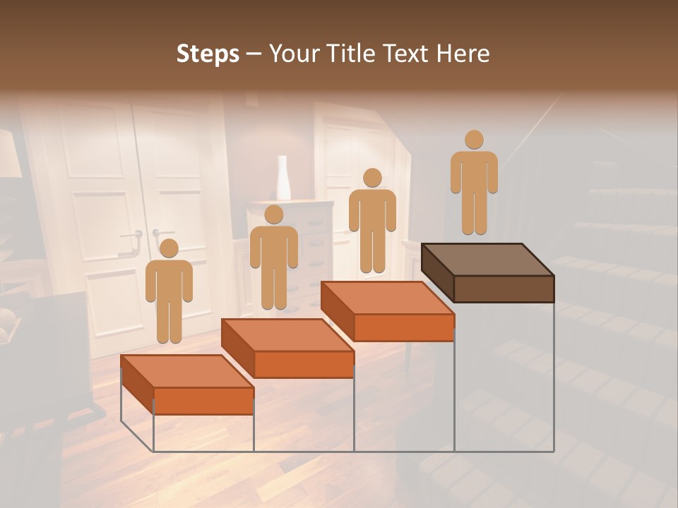 Door Down Chair PowerPoint Template