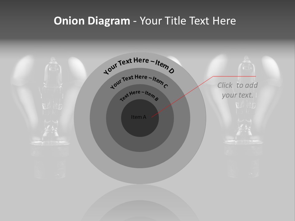 Incandescent Tungsten Dark PowerPoint Template