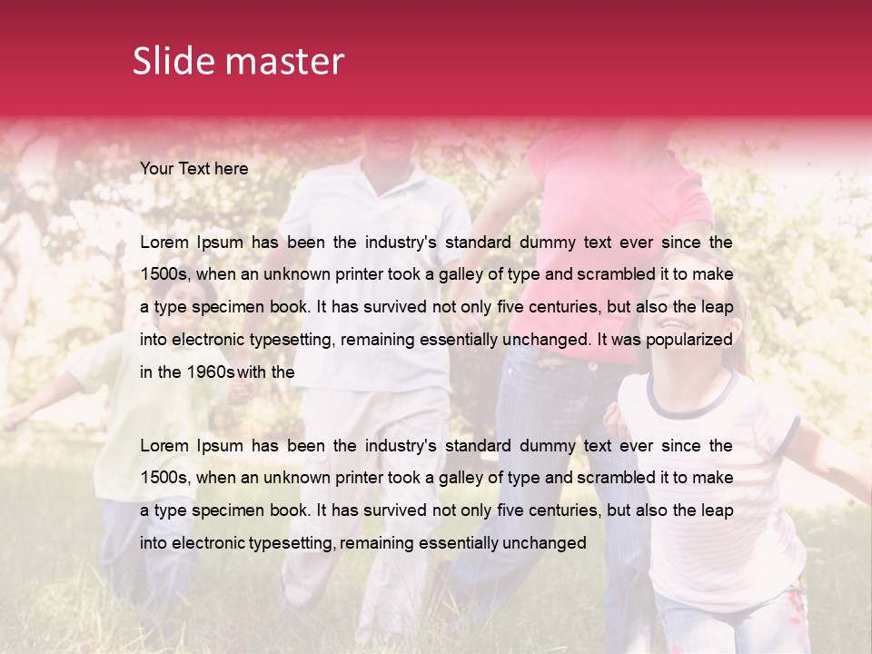 Dad Mid Age Caucasian PowerPoint Template