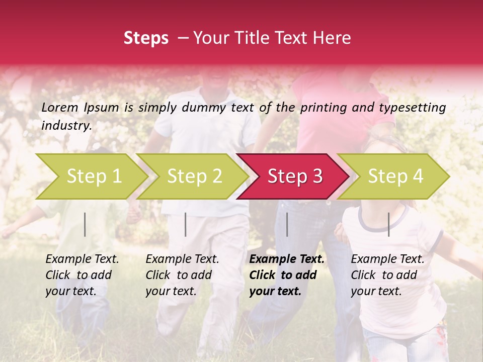 Dad Mid Age Caucasian PowerPoint Template