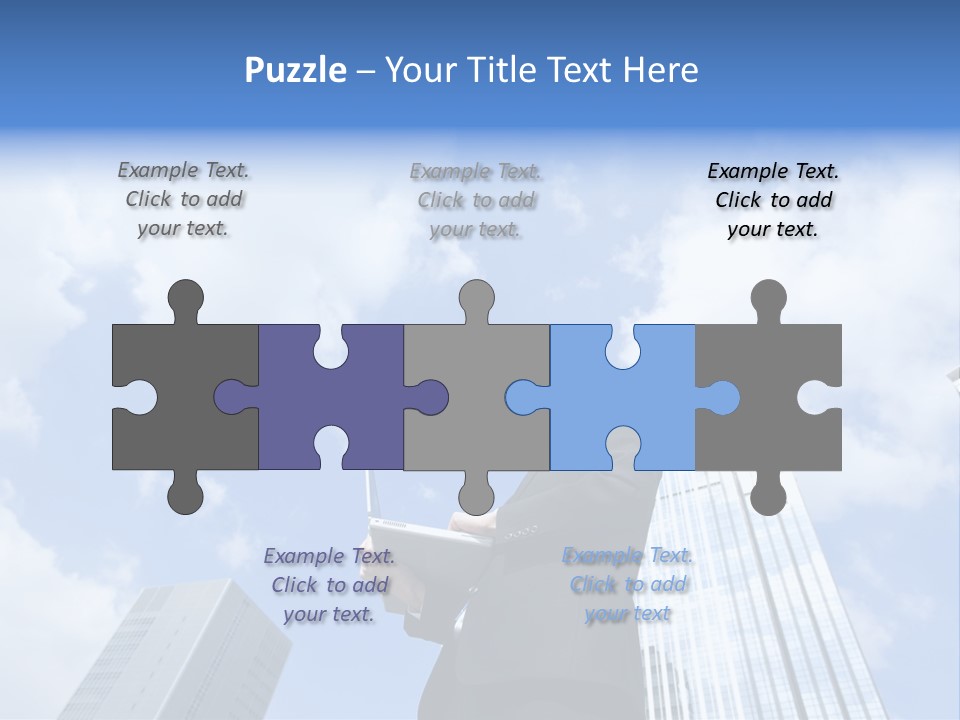 Japanese Boy Businessman PowerPoint Template