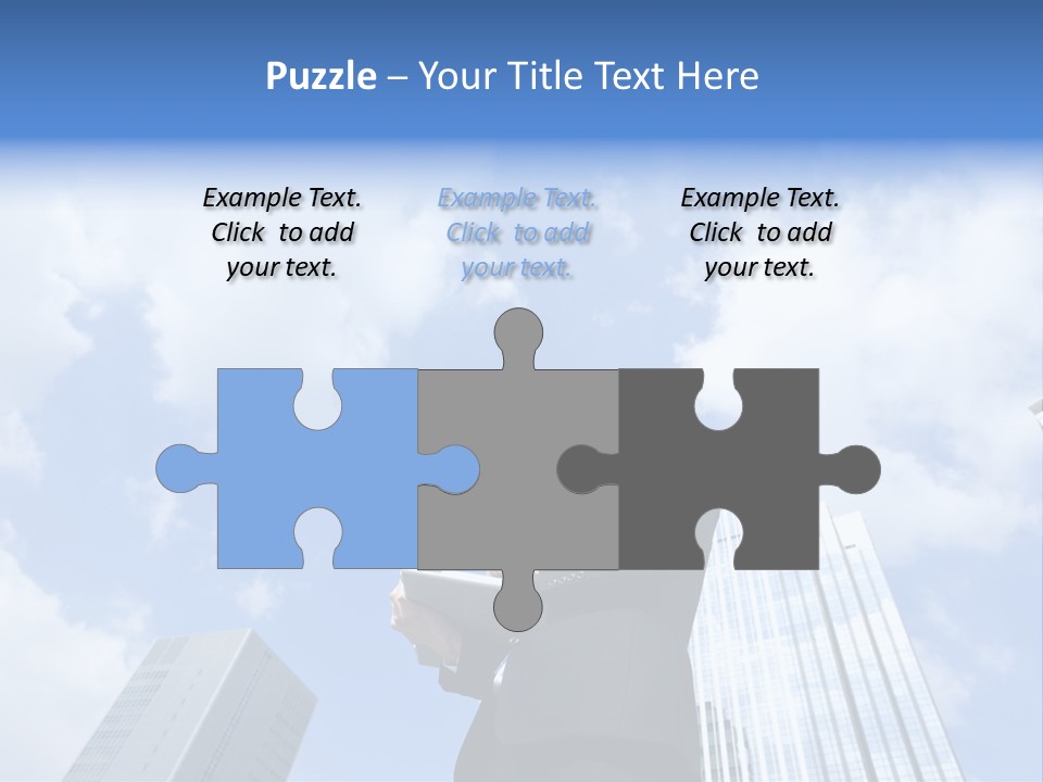 Japanese Boy Businessman PowerPoint Template