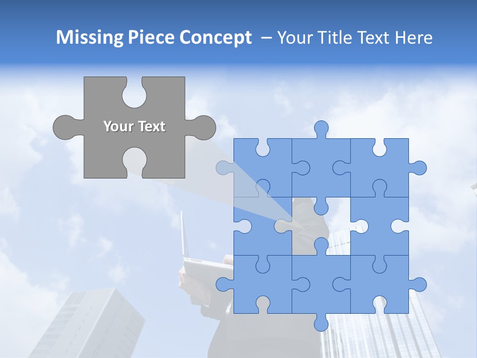 Japanese Boy Businessman PowerPoint Template