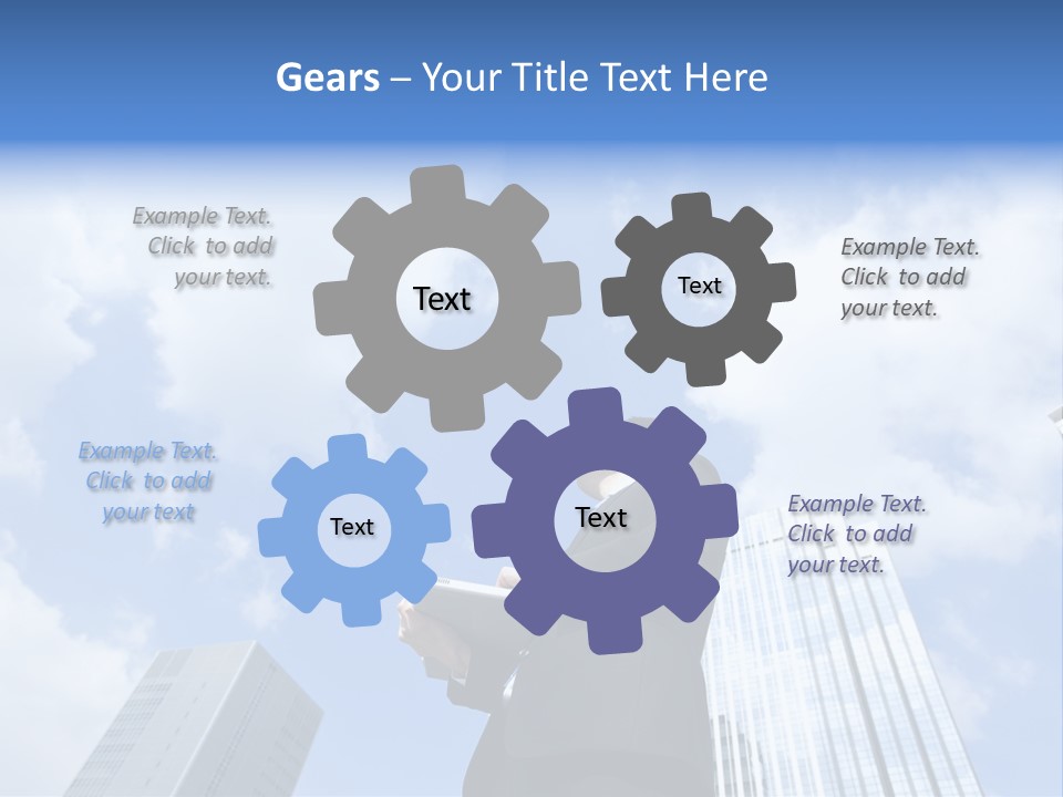 Japanese Boy Businessman PowerPoint Template