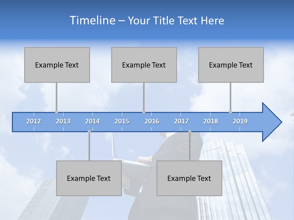 Japanese Boy Businessman PowerPoint Template