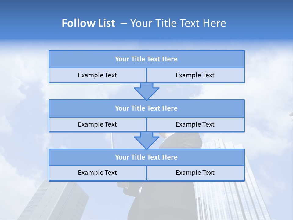 Japanese Boy Businessman PowerPoint Template