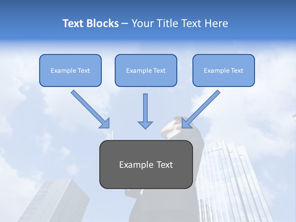 Japanese Boy Businessman PowerPoint Template