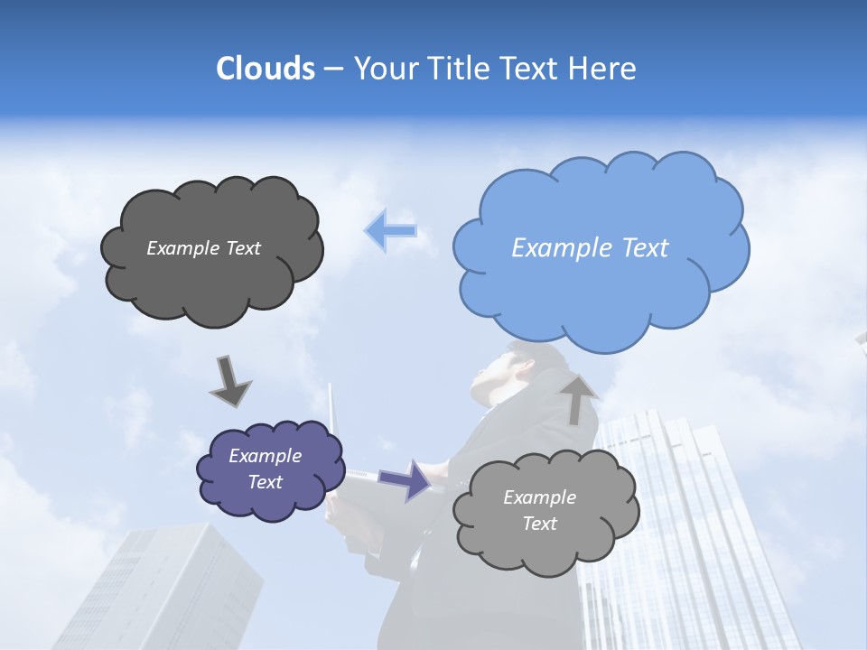 Japanese Boy Businessman PowerPoint Template