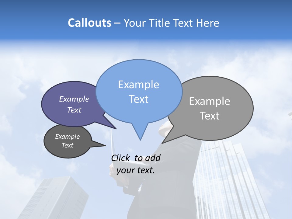 Japanese Boy Businessman PowerPoint Template