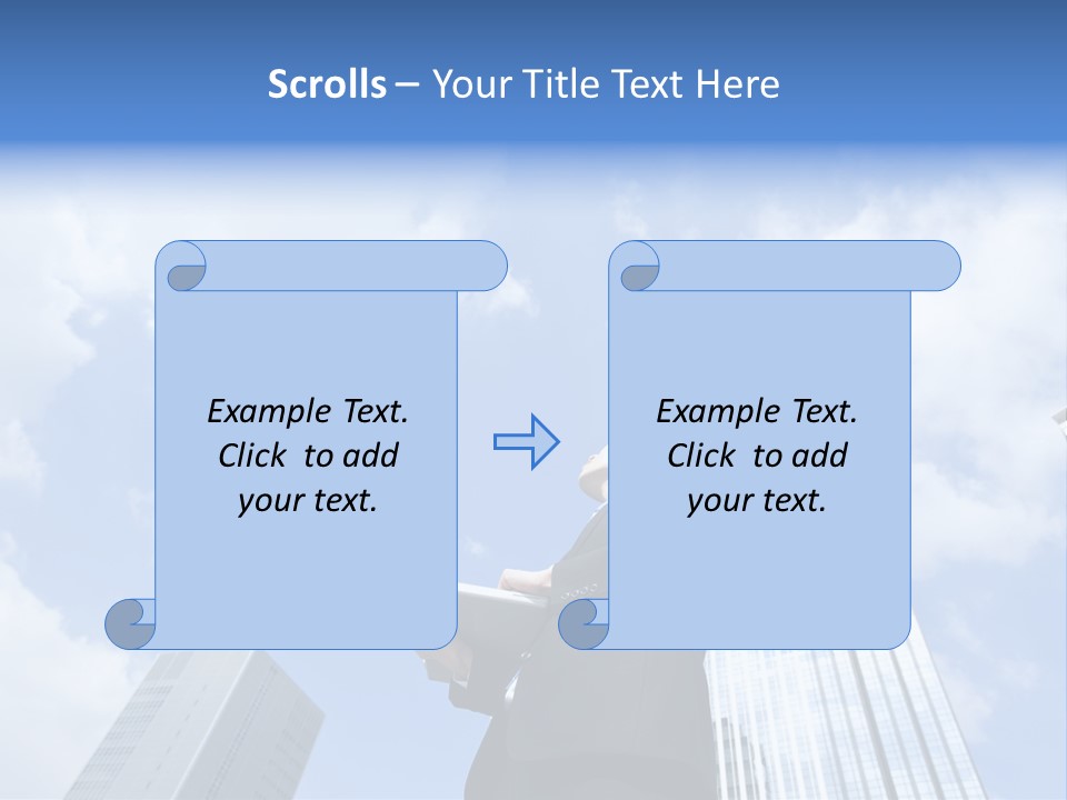 Japanese Boy Businessman PowerPoint Template