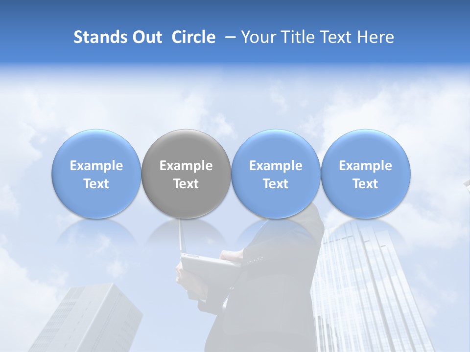 Japanese Boy Businessman PowerPoint Template