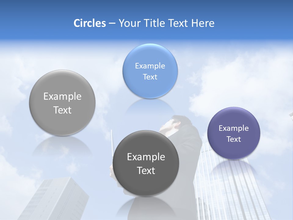 Japanese Boy Businessman PowerPoint Template