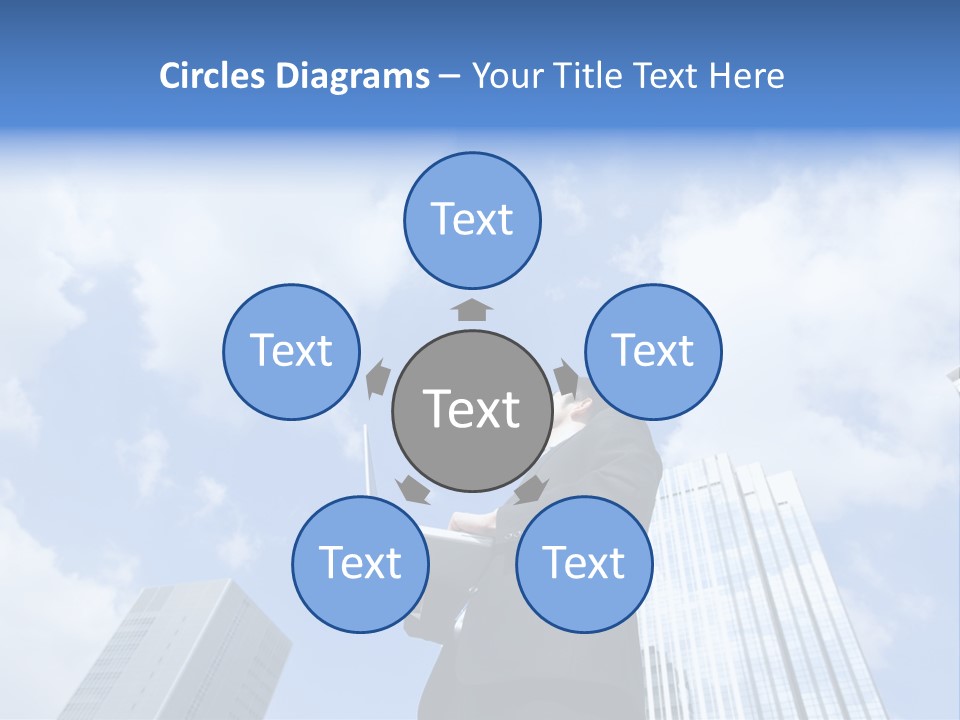 Japanese Boy Businessman PowerPoint Template