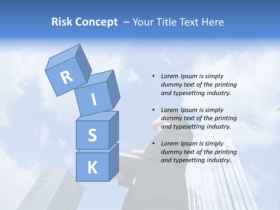 Japanese Boy Businessman PowerPoint Template