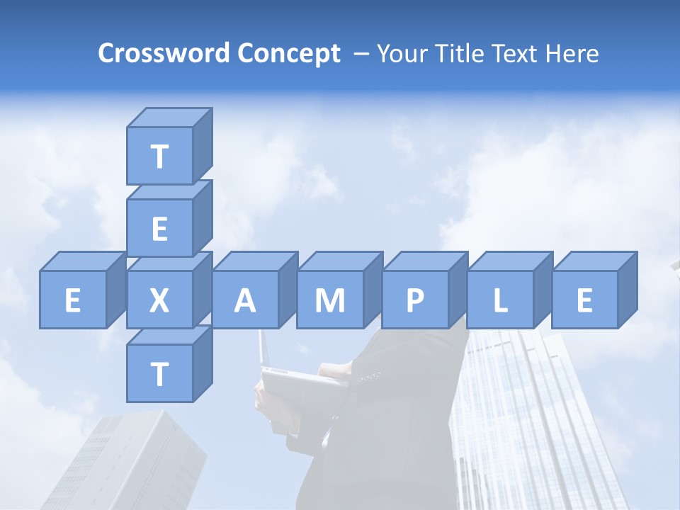 Japanese Boy Businessman PowerPoint Template